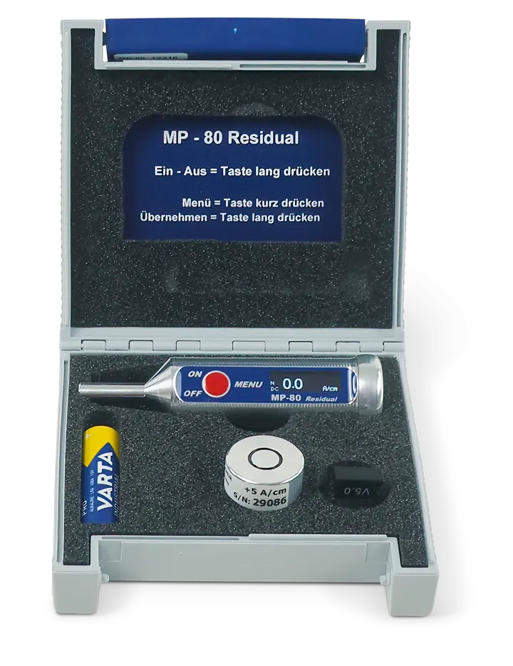 Restmagnetfeld-Messgerät MP-80