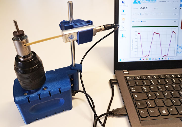 Magnetic field tester Rotor-Check 400 with PC