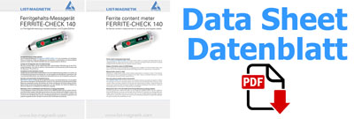 Data sheet FERRITE-CHECK 140