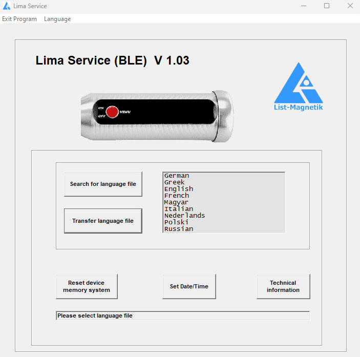 Service-Applikation Lima Service