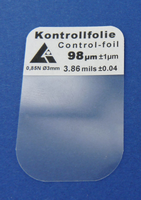 Kalibrierfolie 100 µm