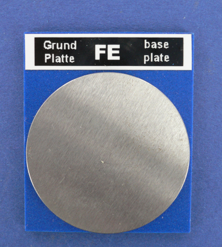 Kalibrier-Grundplatte FE (blau)